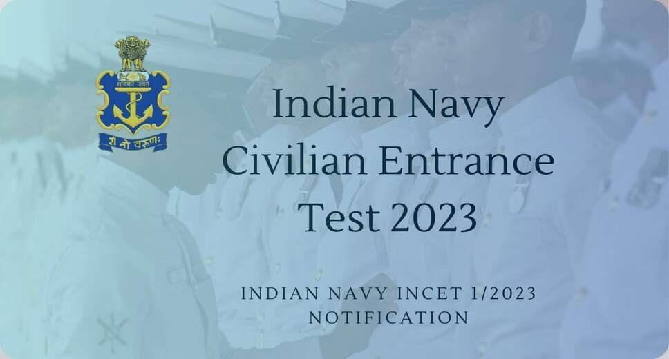 Indian Navy Recruitment 2023: INCET-01/2023 Results for 910 Posts Released