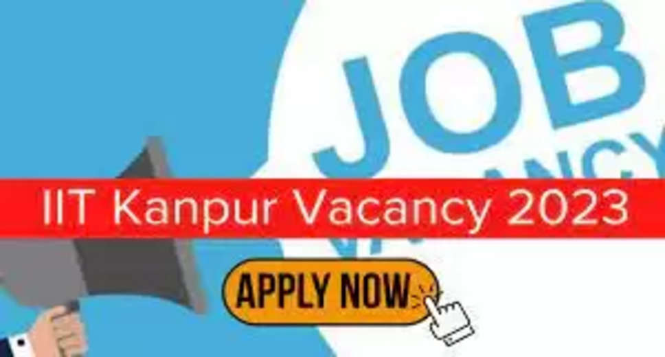 IIT KANPUR Recruitment 2023: A great opportunity has emerged to get a job (Sarkari Naukri) in Indian Institute of Technology Kanpur (IIT KANPUR). IIT KANPUR has sought applications to fill the posts of Senior Research Fellow (IIT KANPUR Recruitment 2023). Interested and eligible candidates who want to apply for these vacant posts (IIT KANPUR Recruitment 2023), they can apply by visiting the official website of IIT KANPUR iitk.ac.in. The last date to apply for these posts (IIT KANPUR Recruitment 2023) is 10 March 2023.  Apart from this, candidates can also apply for these posts (IIT KANPUR Recruitment 2023) directly by clicking on this official link iitk.ac.in. If you want more detailed information related to this recruitment, then you can see and download the official notification (IIT KANPUR Recruitment 2023) through this link IIT KANPUR Recruitment 2023 Notification PDF. A total of 1 posts will be filled under this recruitment (IIT KANPUR Recruitment 2023) process.  Important Dates for IIT Kanpur Recruitment 2023  Starting date of online application -  Last date for online application – 10 March 2023  Vacancy details for IIT Kanpur Recruitment 2023  Total No. of Posts- 1  Location- Kanpur  Eligibility Criteria for IIT Kanpur Recruitment 2023  Senior Research Fellow – PhD degree from any recognized institute and experience  Age Limit for IIT KANPUR Recruitment 2023  The age limit of the candidates will be valid as per the rules of the department  Salary for IIT KANPUR Recruitment 2023  Senior Research Fellow – 35000 /- per month  Selection Process for IIT KANPUR Recruitment 2023  Selection Process Candidates will be selected on the basis of written test.  How to Apply for IIT Kanpur Recruitment 2023  Interested and eligible candidates can apply through IIT KANPUR official website (iitk.ac.in) latest by 10 March 2023. For detailed information in this regard, refer to the official notification given above.  If you want to get a government job, then apply for this recruitment before the last date and fulfill your dream of getting a government job. You can visit naukrinama.com for more such latest government jobs information.
