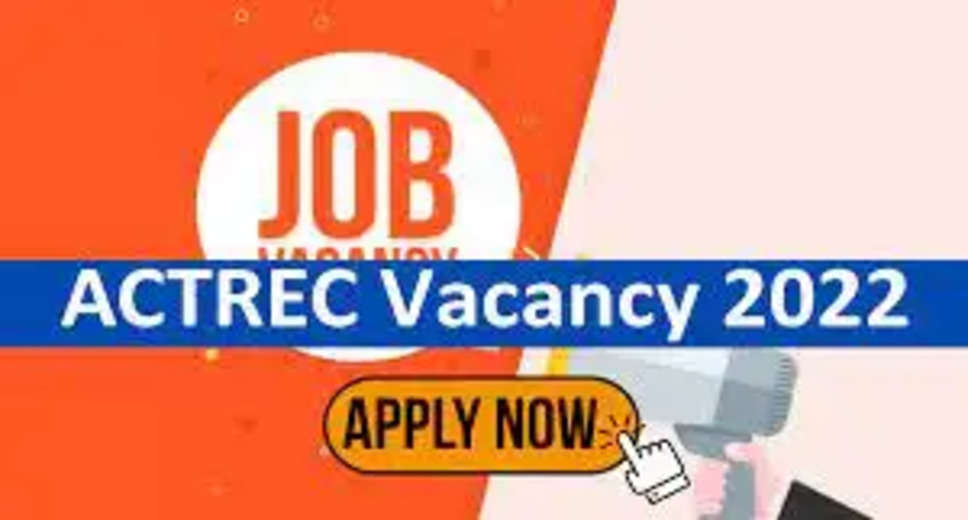 ACTREC Recruitment 2022: A great opportunity has emerged to get a job (Sarkari Naukri) in Advanced Center Treatment, Research and Education Cancer (ACTREC). ACTREC has sought applications to fill the posts of Junior Research Coordinator (ACTREC Recruitment 2022). Interested and eligible candidates who want to apply for these vacant posts (ACTREC Recruitment 2022), can apply by visiting the official website of ACTREC, actrec.gov.in. The last date to apply for these posts (ACTREC Recruitment 2022) is 22 December.    Apart from this, candidates can also apply for these posts (ACTREC Recruitment 2022) by directly clicking on this official link actrec.gov.in. If you need more detailed information related to this recruitment, then you can view and download the official notification (ACTREC Recruitment 2022) through this link ACTREC Recruitment 2022 Notification PDF. A total of 1 post will be filled under this recruitment (ACTREC Recruitment 2022) process.    Important Dates for ACTREC Recruitment 2022  Online Application Starting Date –  Last date for online application - 22 December 2022  Vacancy details for ACTREC Recruitment 2022  Total No. of Posts- Junior Research Coordinator - 1 Post  Eligibility Criteria for ACTREC Recruitment 2022  Junior Research Coordinator - Bachelor's Degree in Microbiology from a recognized Institute with experience  Age Limit for ACTREC Recruitment 2022  The age of the candidates will be valid as per the rules of the department.  Salary for ACTREC Recruitment 2022  21000-54000/-  Selection Process for ACTREC Recruitment 2022  Will be done on the basis of interview.  How to apply for ACTREC Recruitment 2022  Interested and eligible candidates can apply through ACTREC official website (actrec.gov.in) by 22 December 2022. For detailed information in this regard, refer to the official notification given above.    If you want to get a government job, then apply for this recruitment before the last date and fulfill your dream of getting a government job. You can visit naukrinama.com for more such latest government jobs information.