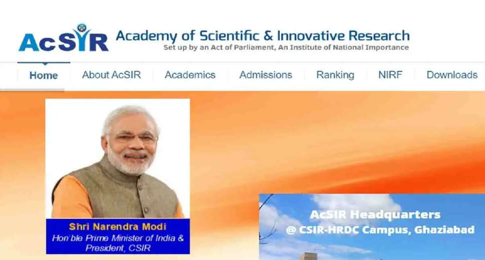 AcSIR Careers 2023: Apply for Executive Assistant, Assistant Manager, Manager Posts - Eligibility, Application & Notification