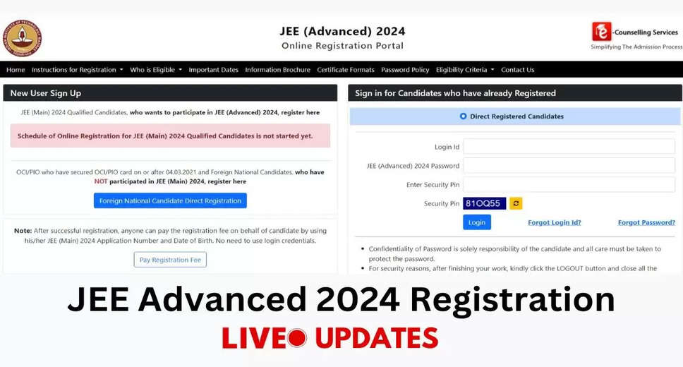 JEE Advanced 2024 Application Form to Release Tomorrow; Here's What You Need to Know