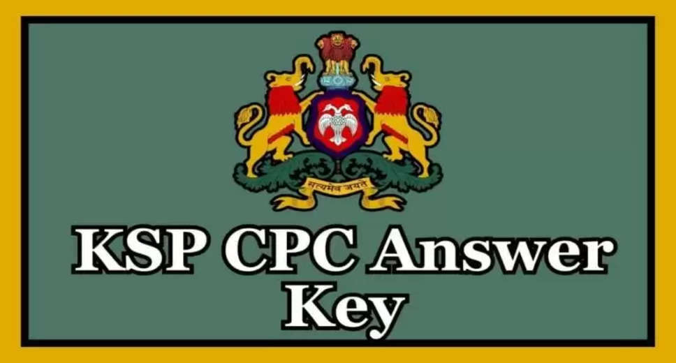 KSP Civil Police Constable Final Answer Key 2024 Released: Check Written Exam Solutions