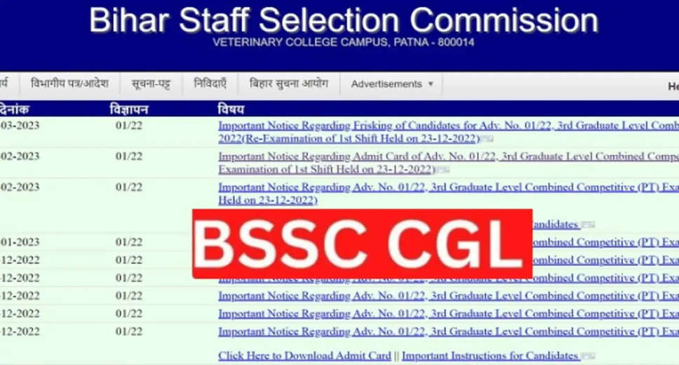 BSSC 3rd CGL Final Result Arrives! 2022 Aspirants Can Finally Check Their Fate