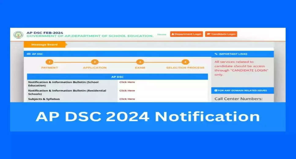 AP DSC Teacher Exam Date 2024 Postponed: New Schedule to be Announced Soon