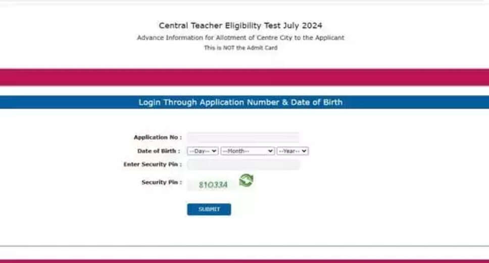 CTET July 2024 Exam: City Allocation Details Out, Know Your Exam Centre