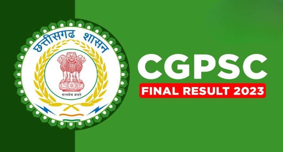 Chhattisgarh State Service Exam SSE Recruitment 2022 - Final Result and Merit List 2023 Declared