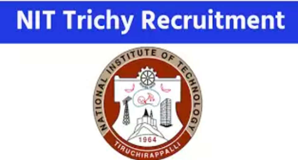 NIT TRICHY Recruitment 2023: A great opportunity has emerged to get a job (Sarkari Naukri) in National Institute of Technology Trichy (NIT TRICHY). NIT TRICHY has sought applications to fill the posts of Junior Research Fellow (NIT TRICHY Recruitment 2023). Interested and eligible candidates who want to apply for these vacant posts (NIT TRICHY Recruitment 2023), they can apply by visiting the official website of NIT TRICHY at nitt.edu. The last date to apply for these posts (NIT TRICHY Recruitment 2023) is 5 March 2023.  Apart from this, candidates can also apply for these posts (NIT TRICHY Recruitment 2023) directly by clicking on this official link nitt.edu. If you want more detailed information related to this recruitment, then you can see and download the official notification (NIT TRICHY Recruitment 2023) through this link NIT TRICHY Recruitment 2023 Notification PDF. A total of 1 post will be filled under this recruitment (NIT TRICHY Recruitment 2023) process.  Important Dates for NIT Trichy Recruitment 2023  Online Application Starting Date –  Last date for online application - 5 March 2023  Vacancy details for NIT TRICHY Recruitment 2023  Total No. of Posts- Junior Research Fellow - 1 Post  Eligibility Criteria for NIT TRICHY Recruitment 2023  Junior Research Fellow: B.Tech degree in Electronics from recognized institute and experience  Age Limit for NIT TRICHY Recruitment 2023  The age limit of the candidates will be valid as per the rules of the department.  Salary for NIT TRICHY Recruitment 2023  Junior Research Fellow: 31000/-  Selection Process for NIT TRICHY Recruitment 2023  Junior Research Fellow: Will be done on the basis of interview.  How to Apply for NIT Trichy Recruitment 2023  Interested and eligible candidates can apply through the official website of NIT TRICHY (nitt.edu) by 5 March 2023. For detailed information in this regard, refer to the official notification given above.  If you want to get a government job, then apply for this recruitment before the last date and fulfill your dream of getting a government job. You can visit naukrinama.com for more such latest government jobs information.