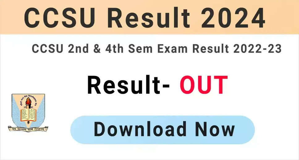 CCSU Declares Odd Semester Results 2024: Download UG Marksheet Here