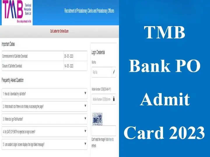 TMB Bank Clerk Exam 2023: Admit Card Out Now! Download Here 