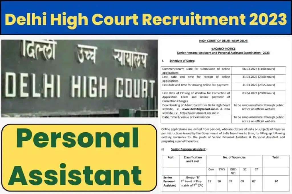 Delhi High Court PA/SPA Stage-II Admit Card 2024 Released for 127 Posts