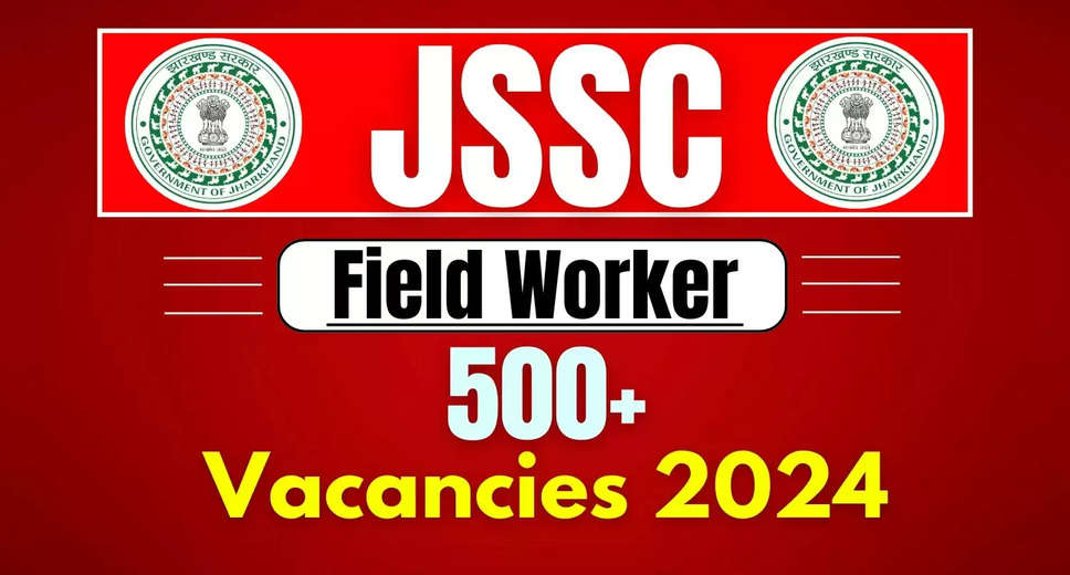 JSSC JFWCE Recruitment 2024: Apply Online for 510 Vacancies