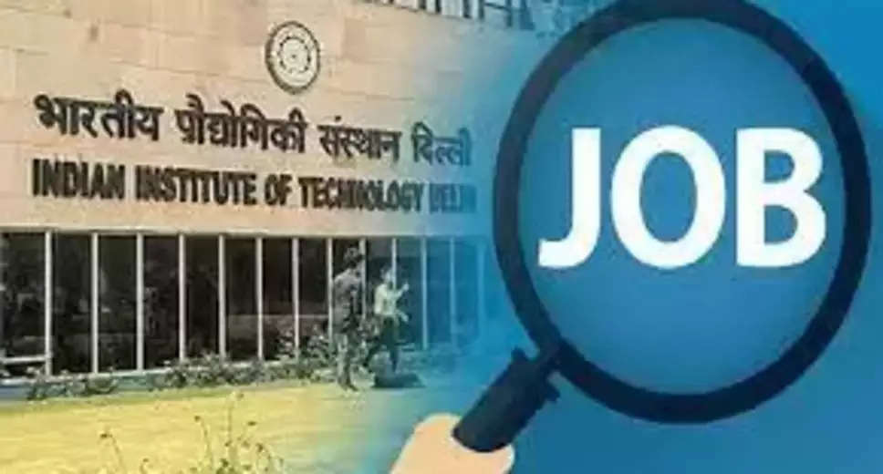 IIT Delhi Recruitment 2023: Apply for Project Assistant Vacancies  IIT Delhi is seeking qualified candidates for Project Assistant vacancies. If you are interested in joining IIT Delhi, check out the qualification requirements below and apply online/offline before the deadline. The last date to apply for the job is 20/03/2023.  Qualification for IIT Delhi Recruitment 2023:  The minimum qualification required for Project Assistant vacancies at IIT Delhi is Any Graduate. Review the complete details of the job opening and apply accordingly.  Vacancy Count for IIT Delhi Recruitment 2023:  There is one vacancy available for Project Assistant at IIT Delhi.  Salary for IIT Delhi Recruitment 2023:  The selected candidates will receive a pay scale of Rs.29,200 - Rs.41,000 Per Month. For further details regarding the salary, download the official notification provided on the IIT Delhi website.  Job Location for IIT Delhi Recruitment 2023:  The job location for the Project Assistant position is in New Delhi. Candidates from the concerned location or those who are willing to relocate may apply.  How to Apply for IIT Delhi Recruitment 2023:  Candidates who wish to apply for IIT Delhi Recruitment 2023 must complete the application process before 20/03/2023. Follow the below steps to apply for the position:  Step 1: Go to the IIT Delhi official website iitd.ac.in  Step 2: Look for the IIT Delhi Recruitment 2023 notification  Step 3: Select the Project Assistant post and read all the details about the job  Step 4: Check the mode of application and apply for the position