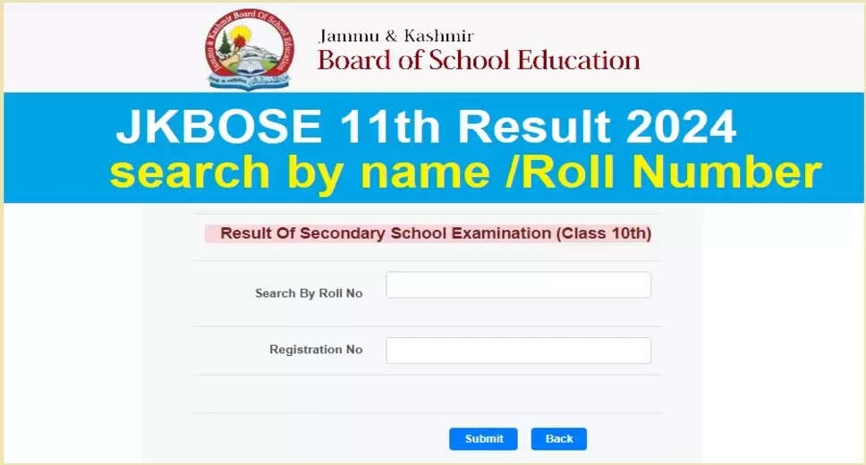 JKBOSE Class 11th Result 2024 Coming Soon – Details on Passing Marks Criteria