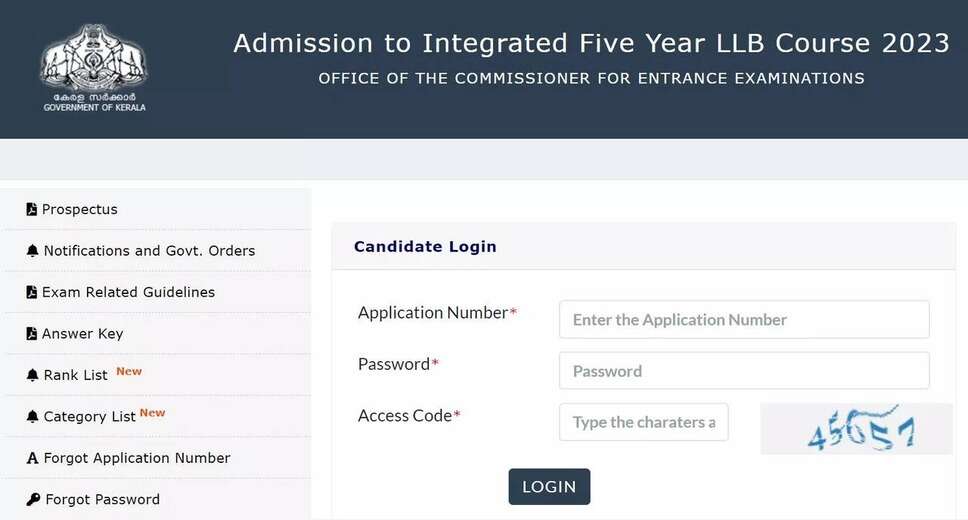 KLEE Provisional Seat Allotment List 2023 for LLM and LLB Courses Released; Download Now