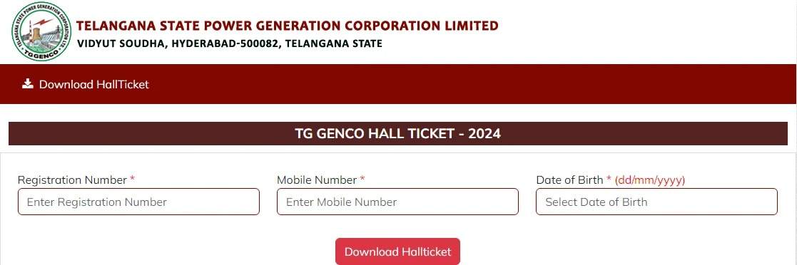 TSGENCO Chemist 2023 Exam: How to Download Your CBT Hall Ticket