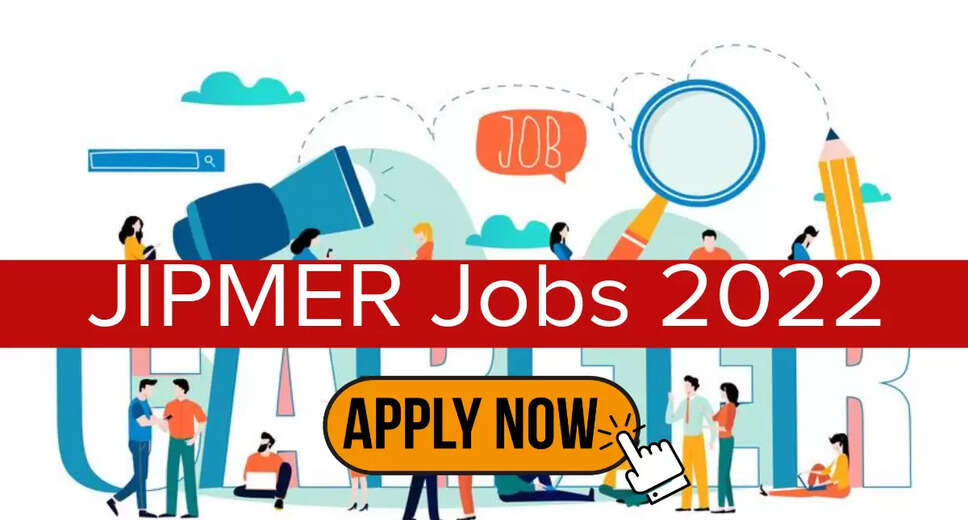 JIPMER Recruitment 2022: A great opportunity has emerged to get a job (Sarkari Naukri) in Jawaharlal Institute of Postgraduate Medical Education and Research (JIPMER). JIPMER has sought applications to fill the posts of Clinical Coordinator (JIPMER Recruitment 2022). Interested and eligible candidates who want to apply for these vacant posts (JIPMER Recruitment 2022), can apply by visiting JIPMER's official website jipmer.edu.in. The last date to apply for these posts (JIPMER Recruitment 2022) is 26 November 2022.    Apart from this, candidates can also apply for these posts (JIPMER Recruitment 2022) by directly clicking on this official link jipmer.edu.in. If you want more detailed information related to this recruitment, then you can see and download the official notification (JIPMER Recruitment 2022) through this link JIPMER Recruitment 2022 Notification PDF. A total of 1 post will be filled under this recruitment (JIPMER Recruitment 2022) process.  Important Dates for JIPMER Recruitment 2022  Online application start date -  Last date for online application - 26 November  JIPMER Recruitment 2022 Posts Recruitment Location  Puducherry  Details of posts for JIPMER Recruitment 2022  Total No. of Posts- Clinical Coordinator – 1 Post  Eligibility Criteria for JIPMER Recruitment 2022  Clinical Coordinator: M.Pharma degree from recognized institute and experience  Age Limit for JIPMER Recruitment 2022  Clinical Coordinator - The age limit of the candidates will be valid as per the rules of the department.  Salary for JIPMER Recruitment 2022  Clinical Coordinator: 30000/-  Selection Process for JIPMER Recruitment 2022  Clinical Coordinator: Will be done on the basis of interview.  How to apply for JIPMER Recruitment 2022  Interested and eligible candidates can apply through JIPMER official website (jipmer.edu.in) by 26 November 2022. For detailed information in this regard, refer to the official notification given above.    If you want to get a government job, then apply for this recruitment before the last date and fulfill your dream of getting a government job. You can visit naukrinama.com for more such latest government jobs information.