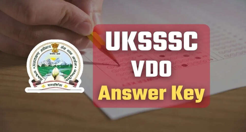 UKSSSC VDO Answer Key 2023 Released! Download PDF & Raise Objections Now on sssc.uk.gov.in