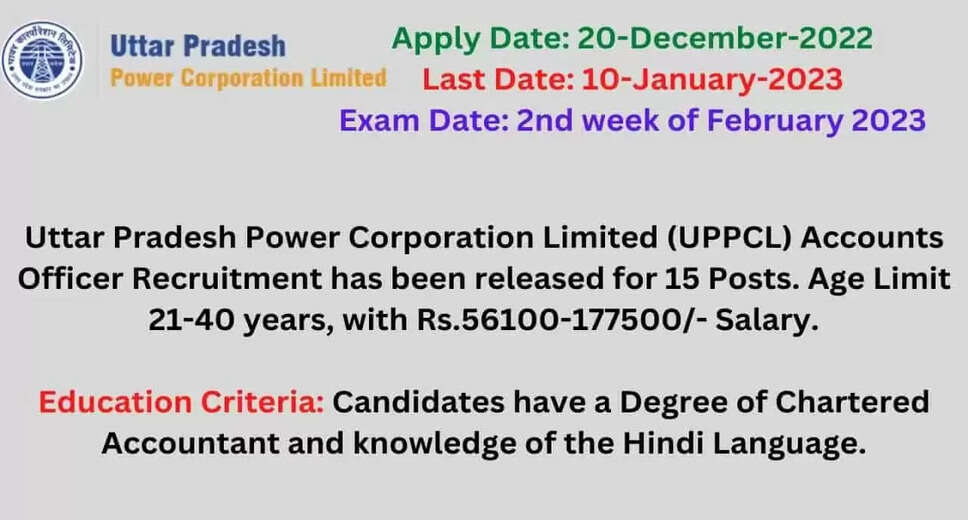 UPPCL Accounts Officer AO Recruitment 2022: Interview Admit Card Out