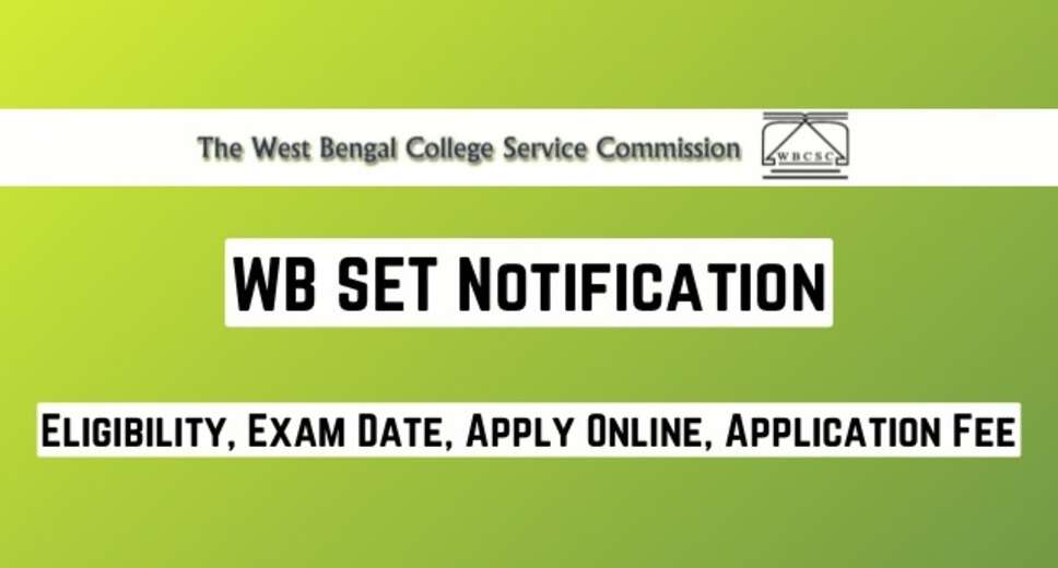 West Bengal SET 2024: How to Apply Online for the State Eligibility Test