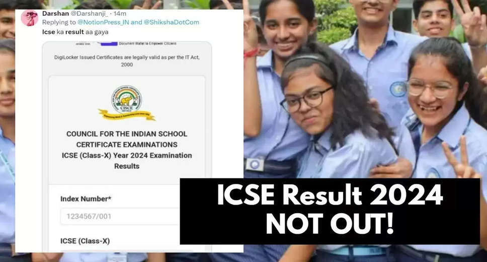 ICSE 10th Result 2024 Declared? Not So Fast! Fake Links Spread Panic Among Students