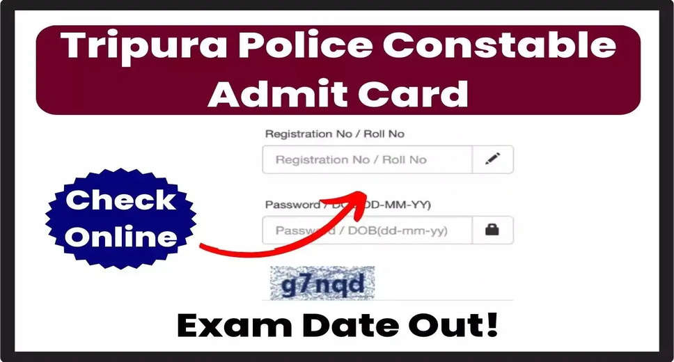 Tripura Police Constable Admit Card 2024 Released: Download Hall Ticket Here