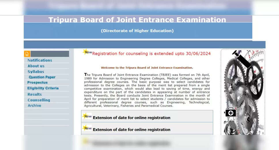 TJEE Counselling 2024: Extended Registration Deadline Ends Today – Steps to Register