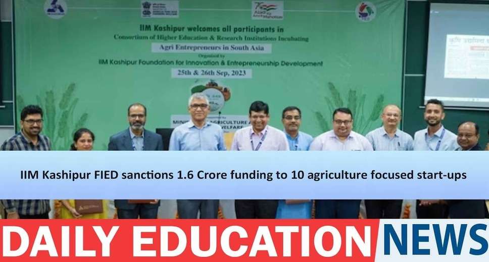 In a groundbreaking move, higher education institutions (HEIs) across India have come together to establish the country's first-ever Higher Education Institutions-led 'Agri Consortium.' Spearheaded by IIM Kashipur, this consortium marks a significant stride toward fostering collaboration and innovation in the agricultural sector.