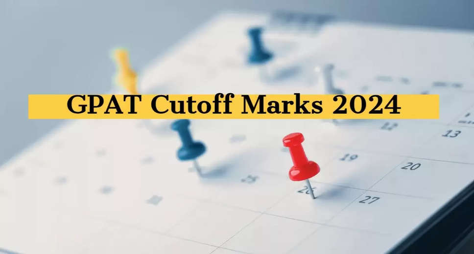 GPAT 2024: Cutoff Released, 3934 Candidates Pass the Exam