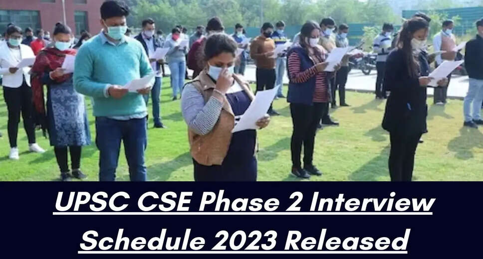 UPSC Civil Services Exam 2023: Final Batch Interview Dates Released, Check Here