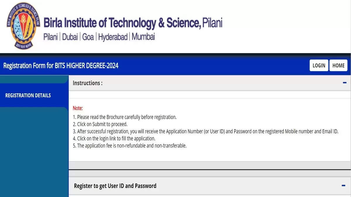 BITSAT 2024 Session 2 Registration Commences: Application Process Explained