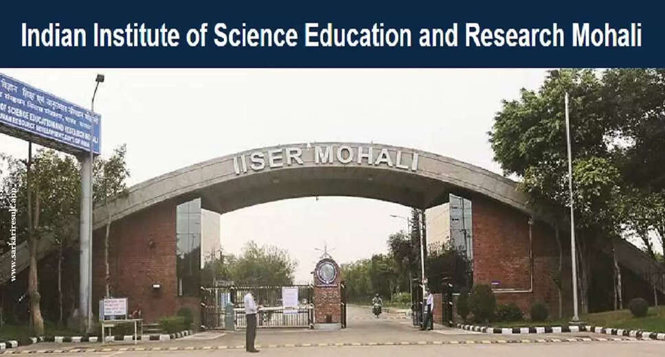 SEO Title: "Apply for IISER Mohali Recruitment 2023: Research Associate III Vacancies | Official Website"    Introduction:  Candidates interested in IISER Mohali Recruitment 2023 can now apply for the Research Associate III positions through the official website. This blog post provides detailed information about the vacancy count, salary, and application process. Read on to learn more.    Organization: IISER Mohali Recruitment 2023  Official Website: iisermohali.ac.in  Post Name: Research Associate III  Total Vacancy: 1 Post  Salary: Rs.54,000 - Rs.54,000 Per Month  Job Location: Mohali  Last Date to Apply: 23/07/2023  Qualification for IISER Mohali Recruitment 2023:  Before applying for IISER Mohali Recruitment 2023, candidates must review the qualifications mentioned in the official notification. As per the notification, applicants should have completed M.Phil/Ph.D. More information about the salary, work location, and application deadline can be found below.    IISER Mohali Recruitment 2023 Vacancy Count:  This year, IISER Mohali has announced one vacancy for the role of Research Associate III.    IISER Mohali Recruitment 2023 Salary:  The selected candidates for IISER Mohali Recruitment 2023 will receive a salary of Rs.54,000 per month.    Job Location for IISER Mohali Recruitment 2023:  The Research Associate III vacancies are located in Mohali. Interested candidates can check the complete details and apply for IISER Mohali Recruitment 2023.    IISER Mohali Recruitment 2023 Apply Online Last Date:  To apply for IISER Mohali Recruitment 2023, candidates are advised to carefully read the instructions provided in the notification. The last date for submission of applications is 23/07/2023.    Steps to Apply for IISER Mohali Recruitment 2023:  Candidates can follow the step-by-step process below to apply for IISER Mohali Recruitment 2023:  Step 1: Visit the official website of IISER Mohali: iisermohali.ac.in.  Step 2: Look for the notifications related to IISER Mohali Recruitment 2023 on the website.  Step 3: Thoroughly read the notification to understand the application process.  Step 4: Check the mode of application and proceed accordingly.
