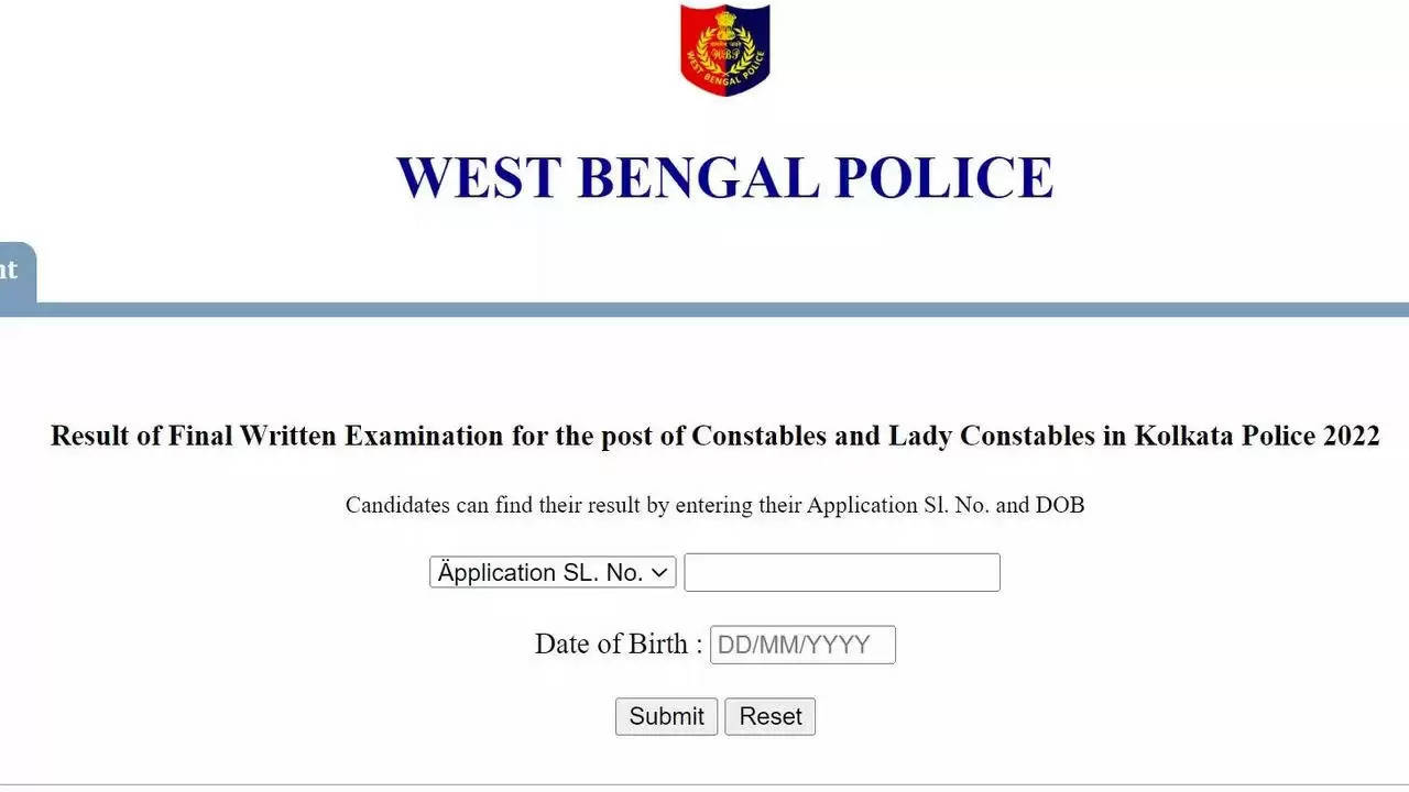 West Bengal Police Releases Kolkata Police Constable Final Result 2024: Download Now!
