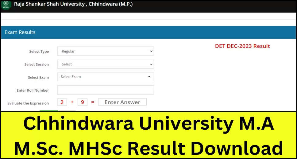 CUC Result 2024 Out Now: Direct Link to Download PG Odd Semester Marksheet from cuc.ac.in