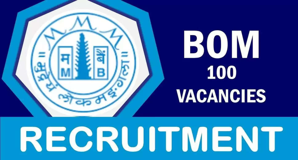 Bank of Maharashtra Credit Officer Recruitment 2023: Apply Online for 100 Vacancies