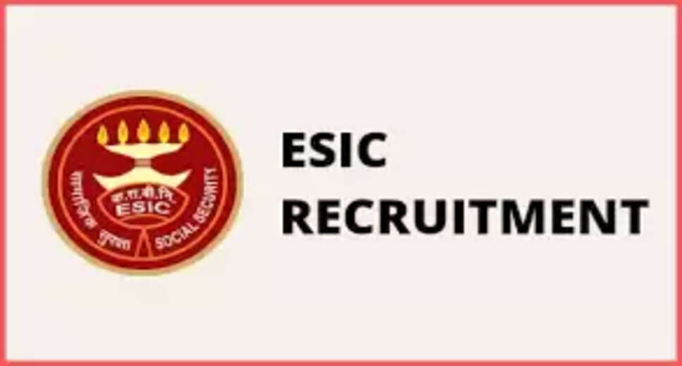ESIC KORBA Recruitment 2023: A great opportunity has emerged to get a job (Sarkari Naukri) in Employees State Insurance Corporation, Kollam (ESIC Korba). ESIC KORBA has sought applications to fill the posts of Specialist (ESIC KORBA Recruitment 2023). Interested and eligible candidates who want to apply for these vacant posts (ESIC KORBA Recruitment 2023), can apply by visiting the official website of ESIC KORBA, esic.nic.in. The last date to apply for these posts (ESIC KORBA Recruitment 2023) is 21 February 2023. Apart from this, candidates can also apply for these posts (ESIC KORBA Recruitment 2023) directly by clicking on this official link esic.nic.in. If you want more detailed information related to this recruitment, then you can see and download the official notification (ESIC KORBA Recruitment 2023) through this link ESIC KORBA Recruitment 2023 Notification PDF. A total of 13 posts will be filled under this recruitment (ESIC KORBA Recruitment 2023) process. Important Dates for ESIC KORBA Recruitment 2023 Online Application Starting Date – Last date for online application - 21 February 2023 Location-Korba Details of posts for ESIC KORBA Recruitment 2023 Total No. of Posts – 13 Posts Eligibility Criteria for ESIC KORBA Recruitment 2023 Specialist: MBBS degree from recognized institute and experience Age Limit for ESIC KORBA Recruitment 2023 Specialist - The age limit of the candidates will be 69 years. Salary for ESIC KORBA Recruitment 2023 Specialist: 114955/- Selection Process for ESIC KORBA Recruitment 2023 Specialist: Will be done on the basis of Interview. How to apply for ESIC KORBA Recruitment 2023? Interested and eligible candidates can apply through the official website of ESIC Korba (esic.nic.in) by 21 February 2023. For detailed information in this regard, refer to the official notification given above. If you want to get a government job, then apply for this recruitment before the last date and fulfill your dream of getting a government job. You can visit naukrinama.com for more such latest government jobs information.