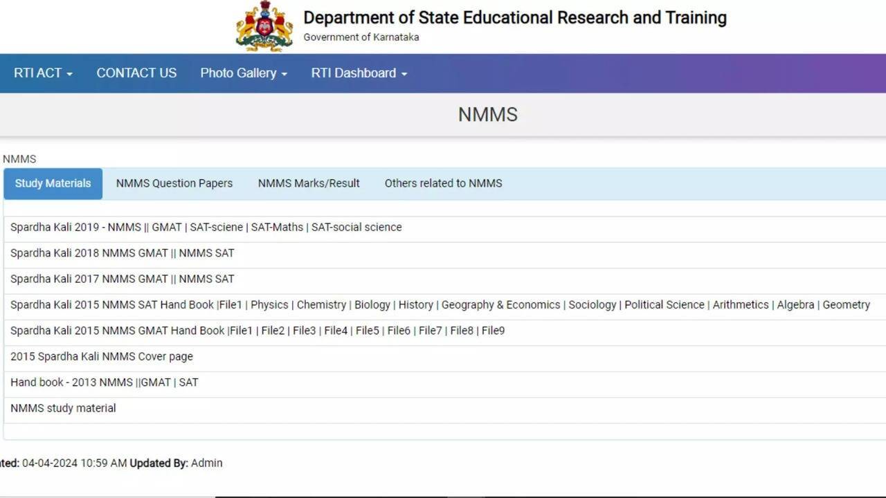 Karnataka NMMS Result 2024 Out: Steps to View Your Scores at dsert.karnataka.gov.in