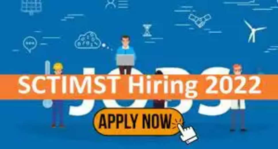 SCTIMST Recruitment 2022: A great opportunity has emerged to get a job (Sarkari Naukri) in Sree Chitra Tirunal Institute for Medical Sciences and Technology (SCTIMST). SCTIMST has sought applications to fill the posts of Project Scientist (SCTIMST Recruitment 2022). Interested and eligible candidates who want to apply for these vacant posts (SCTIMST Recruitment 2022), can apply by visiting the official website of SCTIMST, sctimst.ac.in. The last date to apply for these posts (SCTIMST Recruitment 2022) is 20 December.    Apart from this, candidates can also apply for these posts (SCTIMST Recruitment 2022) by directly clicking on this official link sctimst.ac.in. If you need more detailed information related to this recruitment, then you can view and download the official notification (SCTIMST Recruitment 2022) through this link SCTIMST Recruitment 2022 Notification PDF. A total of 1 posts will be filled under this recruitment (SCTIMST Recruitment 2022) process.  Important Dates for SCTIMST Recruitment 2022  Starting date of online application -  Last date for online application – 20 December 2022  Details of posts for SCTIMST Recruitment 2022  Total No. of Posts- 1  Eligibility Criteria for SCTIMST Recruitment 2022  Project Scientist - M.Sc degree in Biotechnology from any recognized institute and having experience.  Age Limit for SCTIMST Recruitment 2022  Candidates age limit should be 35 years.  Salary for SCTIMST Recruitment 2022  19200/- per month  Selection Process for SCTIMST Recruitment 2022  Selection Process Candidates will be selected on the basis of Interview.  How to apply for SCTIMST Recruitment 2022  Interested and eligible candidates can apply through the official website of SCTIMST sctimst.ac.in by 20 December 2022. For detailed information in this regard, refer to the official notification given above.    If you want to get a government job, then apply for this recruitment before the last date and fulfill your dream of getting a government job. You can visit naukrinama.com for more such latest government jobs information.
