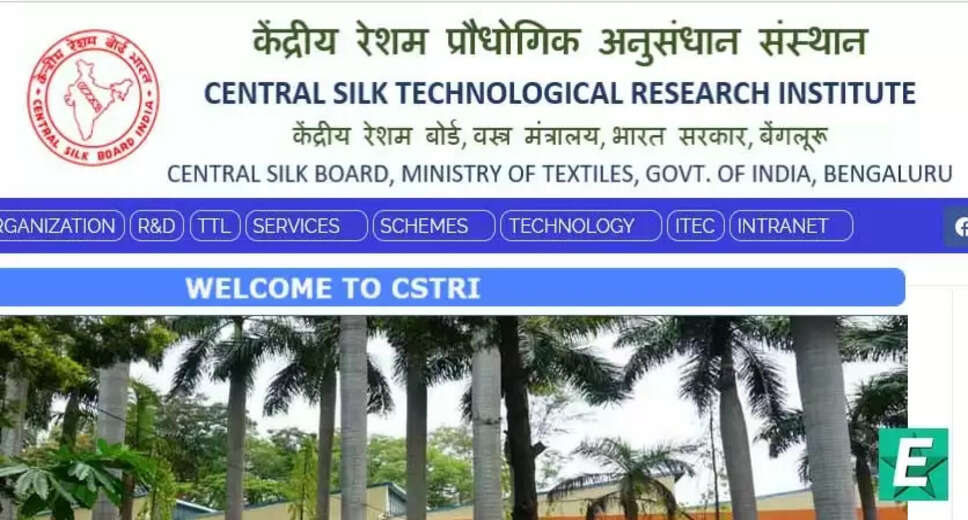 CSTRI Recruitment 2024: Walk-In for 59 Various Technical Posts