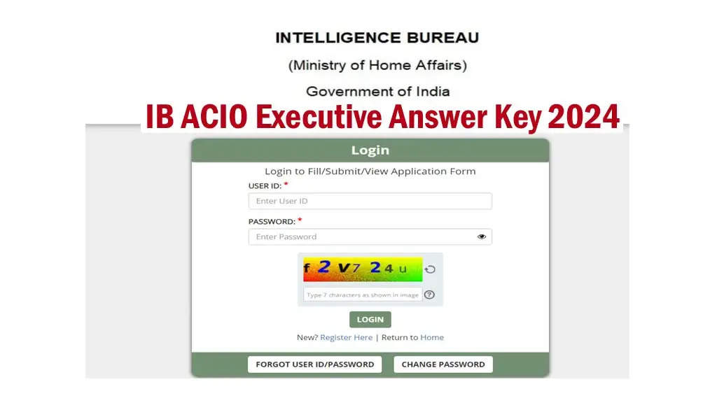 IB ACIO Answer Key 2024 Download, Raise Objection Link Here 