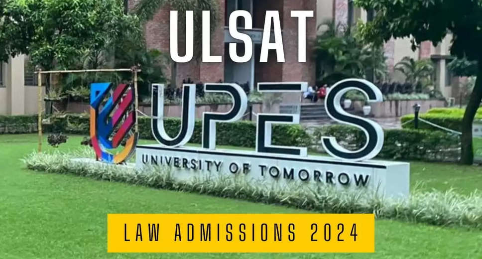 ULSAT 2024 Application Deadline Nearing: Apply for 5-Year and 3-Year LLB Courses