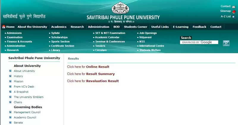 SPPU Pune University Result 2024 Declared: Direct Link to Download UG and PG Marksheet at unipune.ac.in