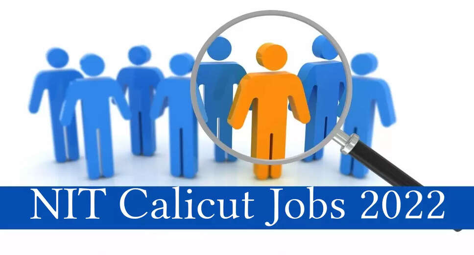 NIT CALICUT Recruitment 2022: A great opportunity has emerged to get a job (Sarkari Naukri) in National Institute of Technology Calicut (NIT CALICUT). NIT CALICUT has sought applications to fill the posts of Staff Nurse, Nursing Assistant and others (NIT CALICUT Recruitment 2022). Interested and eligible candidates who want to apply for these vacant posts (NIT CALICUT Recruitment 2022), can apply by visiting the official website of NIT CALICUT at nitc.ac.in. The last date to apply for these posts (NIT CALICUT Recruitment 2022) is 27 December. Apart from this, candidates can also apply for these posts (NIT CALICUT Recruitment 2022) by directly clicking on this official link nitc.ac.in. If you need more detailed information related to this recruitment, then you can view and download the official notification (NIT CALICUT Recruitment 2022) through this link NIT CALICUT Recruitment 2022 Notification PDF. A total of 3 posts will be filled under this recruitment (NIT CALICUT Recruitment 2022) process. Important Dates for NIT CALICUT Recruitment 2022 Starting date of online application - Last date for online application – 27 December 2022 Details of posts for NIT CALICUT Recruitment 2022 Total No. of Posts- Staff Nurse, Nursing Assistant & Other – 3 Posts Location- Calicut Eligibility Criteria for NIT CALICUT Recruitment 2022 Staff Nurse, Nursing Assistant & Other: Diploma, Graduate, M.Sc degree in relevant subject from recognized institute and having experience Age Limit for NIT CALICUT Recruitment 2022 The age limit of the candidates will be valid. Salary for NIT CALICUT Recruitment 2022 Staff Nurse, Nursing Assistant & Other: As per rules Selection Process for NIT CALICUT Recruitment 2022 Will be done on the basis of written test. How to Apply for NIT CALICUT Recruitment 2022 Interested and eligible candidates can apply through the official website of NIT CALICUT (nitc.ac.in) by 27 December 2022. For detailed information in this regard, refer to the official notification given above. If you want to get a government job, then apply for this recruitment before the last date and fulfill your dream of getting a government job. You can visit naukrinama.com for more such latest government jobs information.