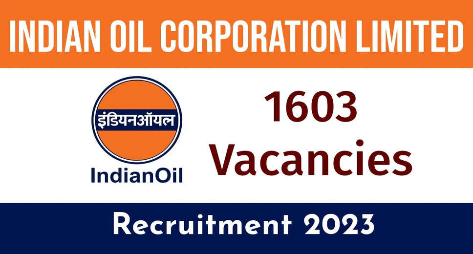 IOCL Apprentices Recruitment 2023: Apply for 1603 Trade, Technician, and Graduate Apprentice Posts