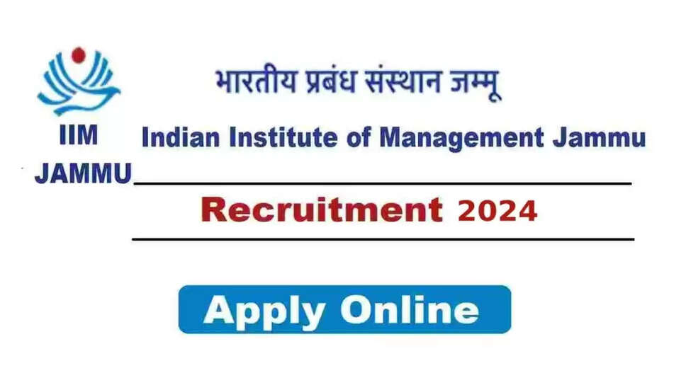 : IIM Jammu MTS Recruitment 2024: Check Eligibility, Salary & How to Apply