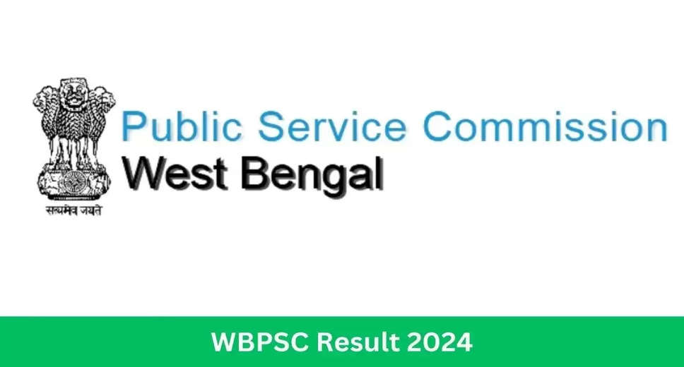 WBPSC JE Exam 2024 Result Announced: Download Scorecard