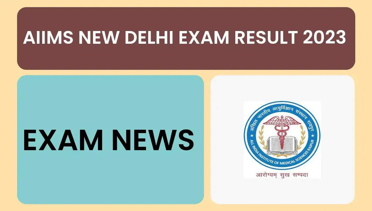 AIIMS CRE Group B & C Result 2023 Out: Download Merit List Now! 