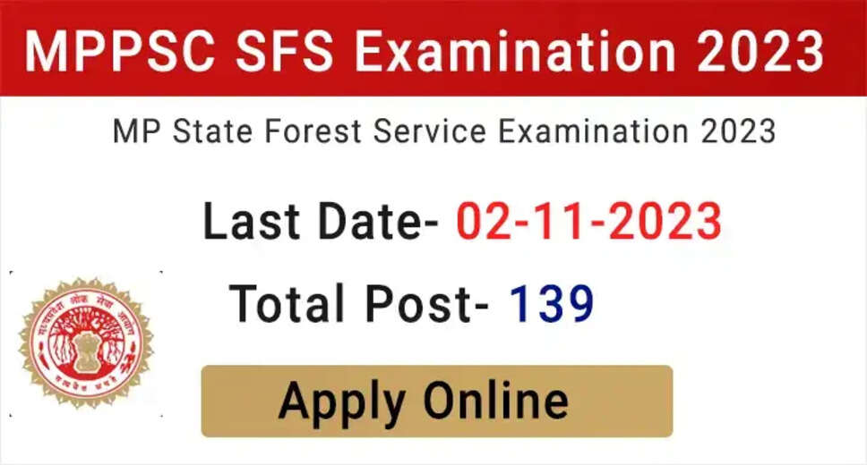 MPPSC State Forest Service Recruitment 2023: Online Applications Begin for 139 Posts, Check Eligibility and Selection Process