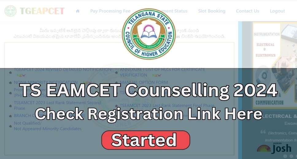 TS EAMCET 2024 Phase 3: Registration for Counselling Starts, Follow These Steps