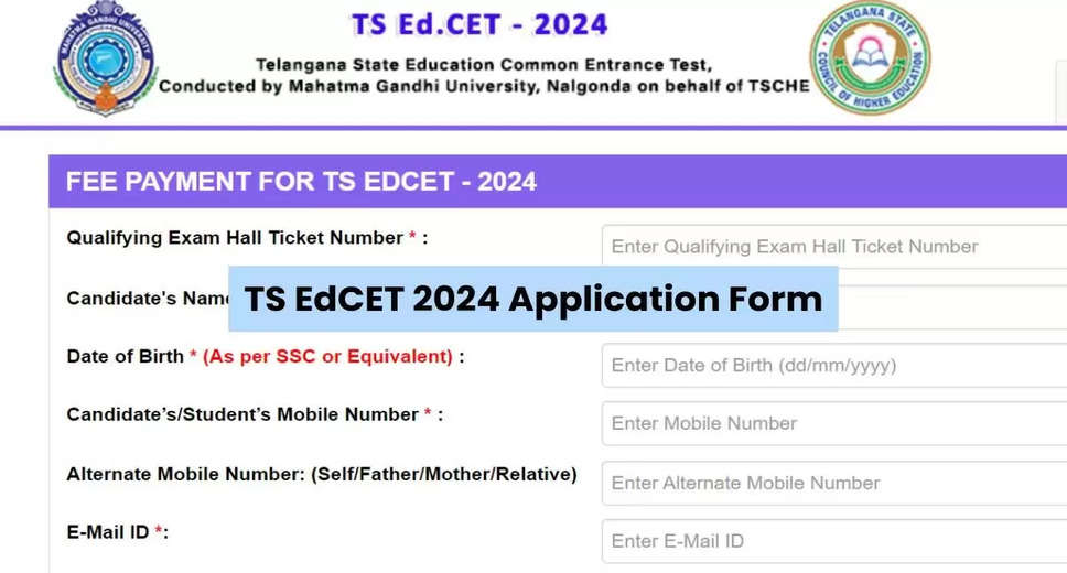 TS EDCET 2024 Registration Last Date Today; Fill Application Form @ edcet.tsche.ac.in  pen_spark