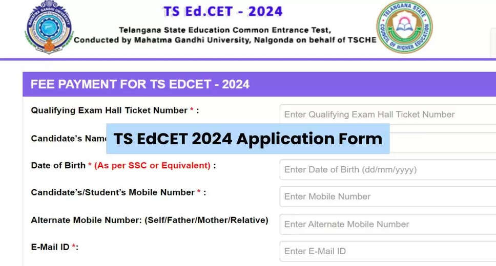 TS EDCET 2024 Registration Last Date Today; Fill Application Form @ edcet.tsche.ac.in pen_spark
